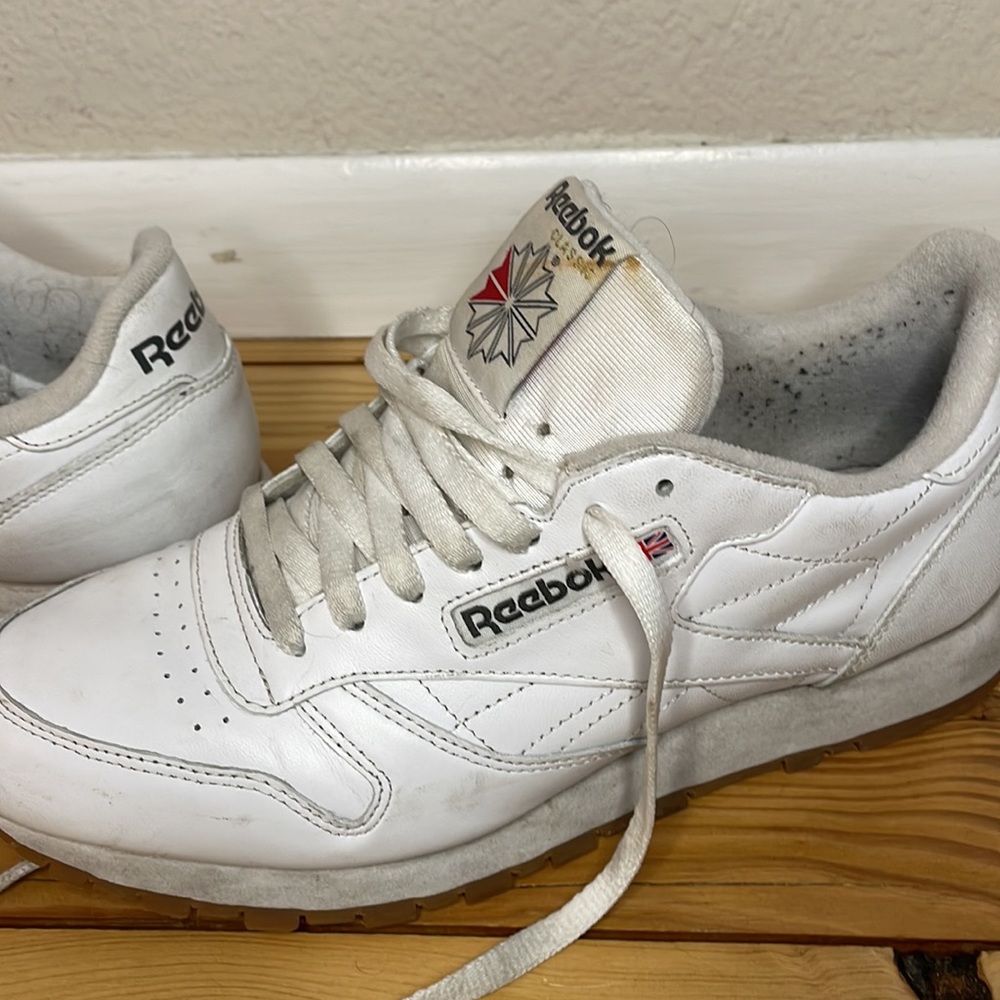 Reebok classic leather sneaker - white/gum sole - Picture 4 of 9